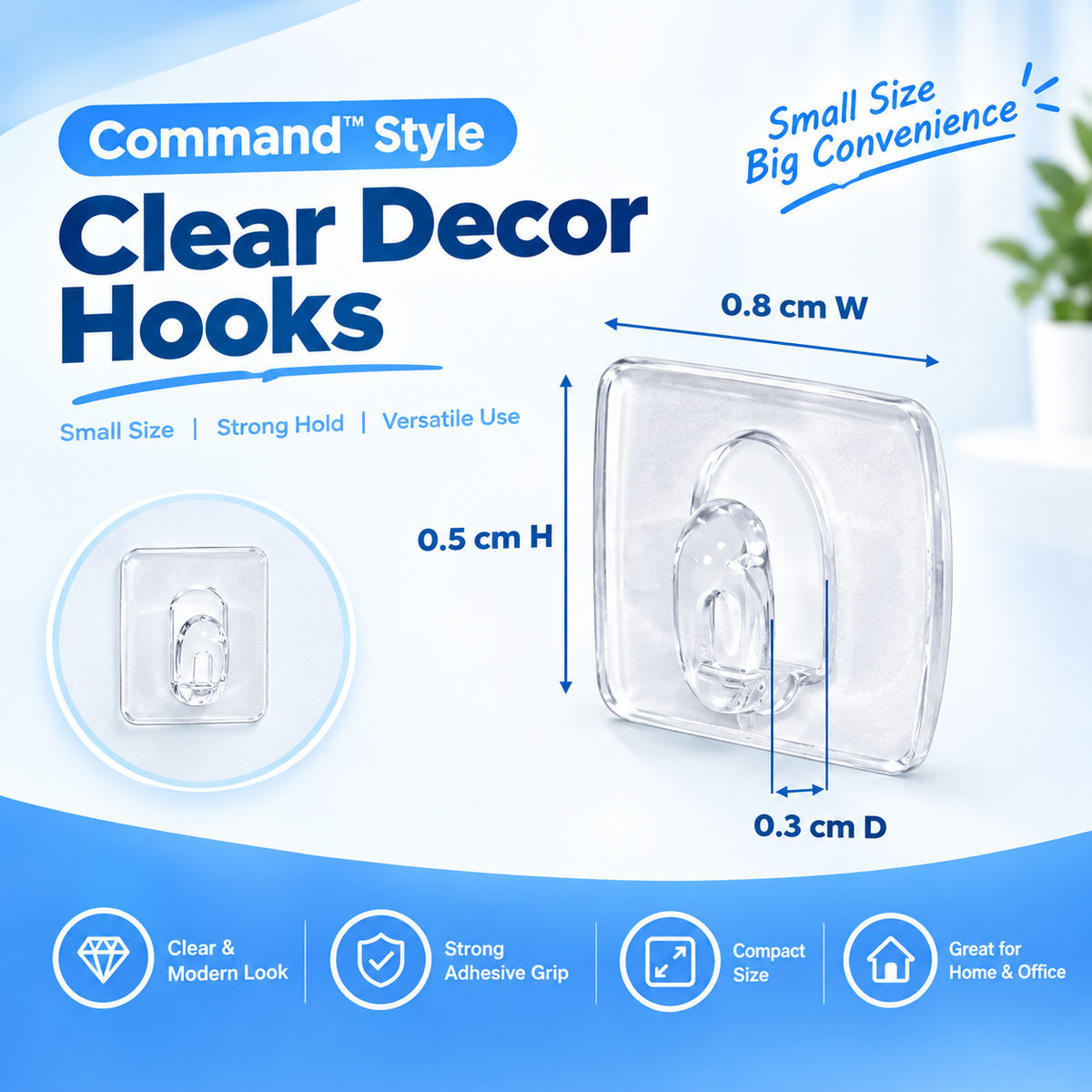StickHold™ Self-Adhesive Wall Hooks