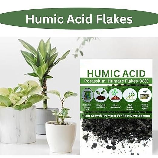 Humic Acid for Plants (Potassium Humate Flakes) 200gm