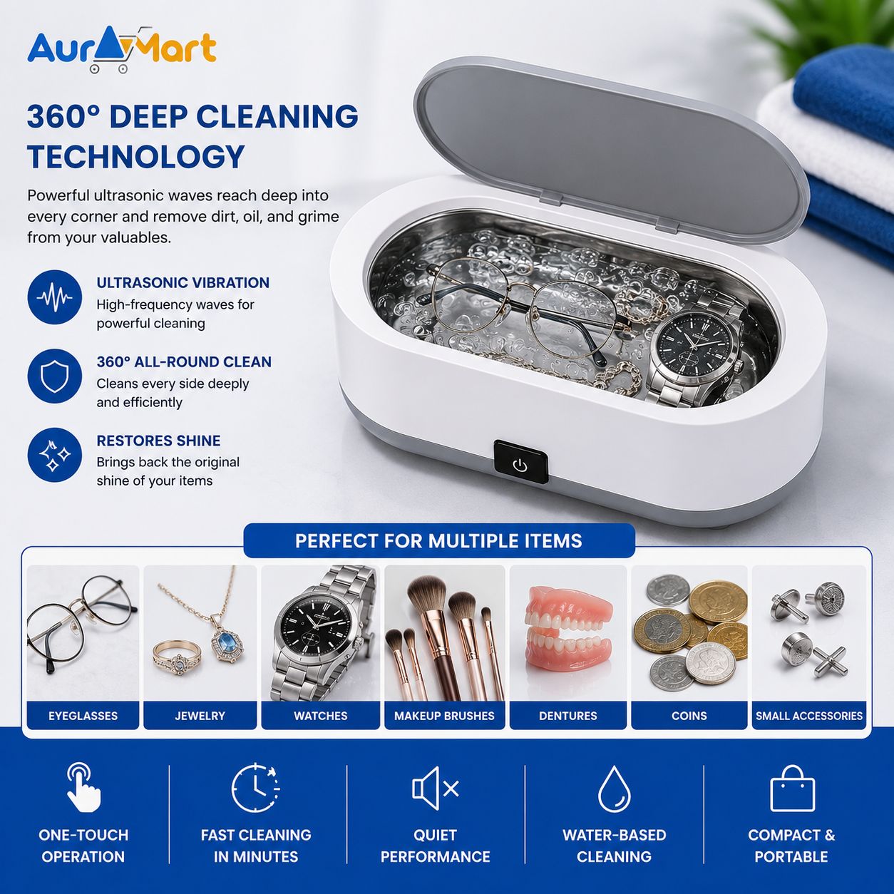 CrystalWave™ Ultrasonic Cleaner