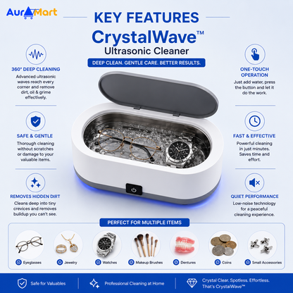 CrystalWave™ Ultrasonic Cleaner